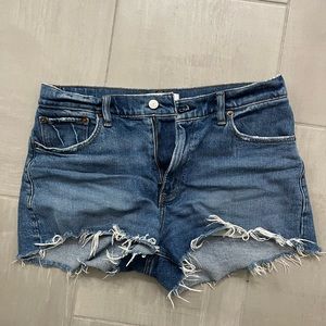 Abercrombie and Fitch jean shorts. High rise